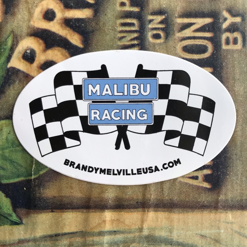 Malibu Racing Brandy Melville Sticker